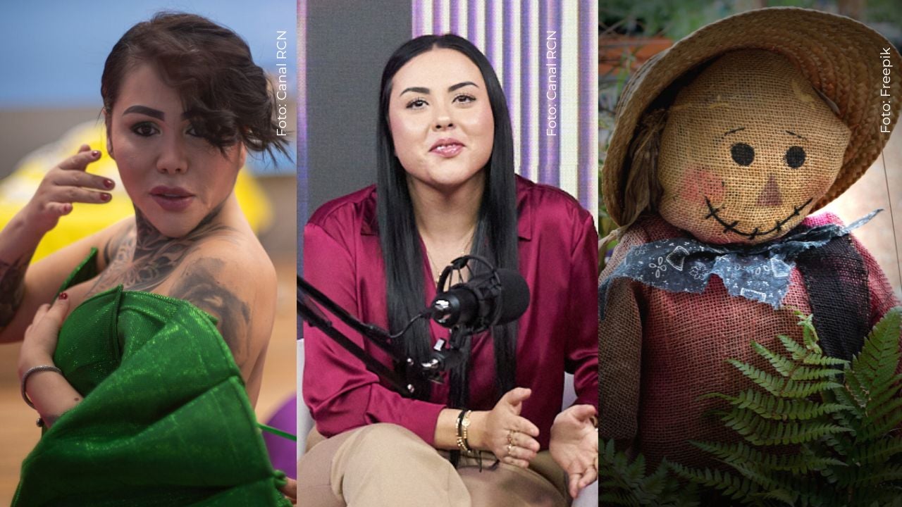 Yina Calderón no solo tiene un muñeco de Año Viejo; también sus hermanas