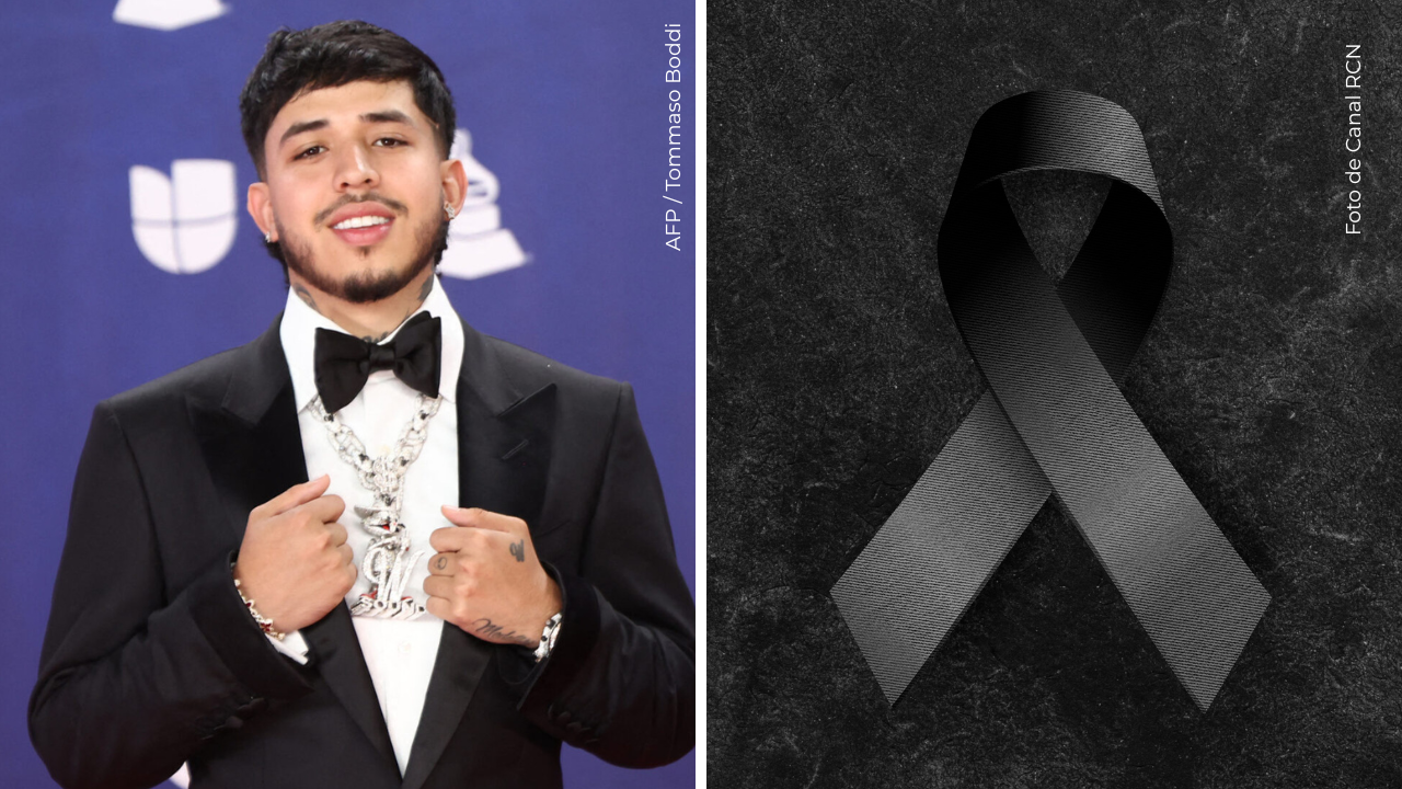 Westcol en la gala de los Latin Grammy 2025 - Cinta de luto.