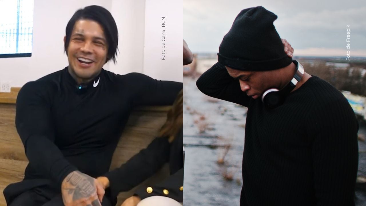 Yeferson Cossio emociona al aparecer junto a un grupo de raperos.