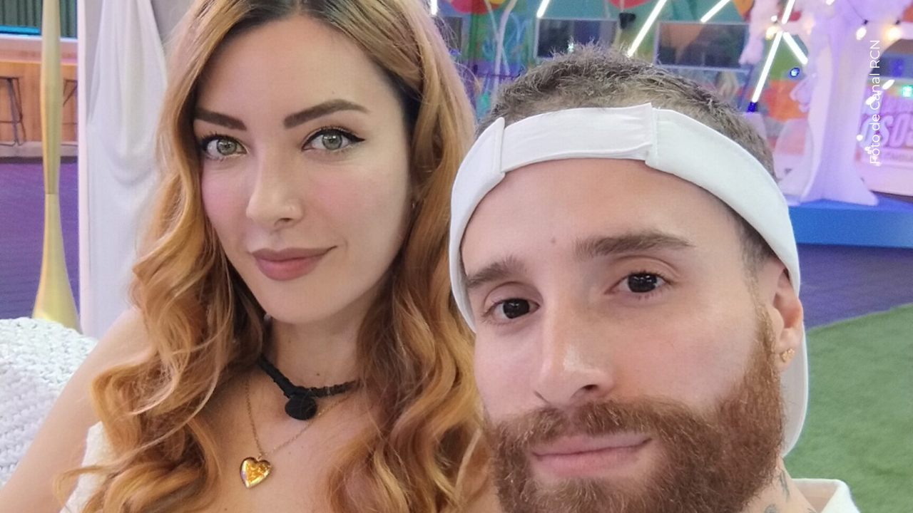 Norma Nivia y Mateo Varela en La casa de los famosos Colombia 2025.