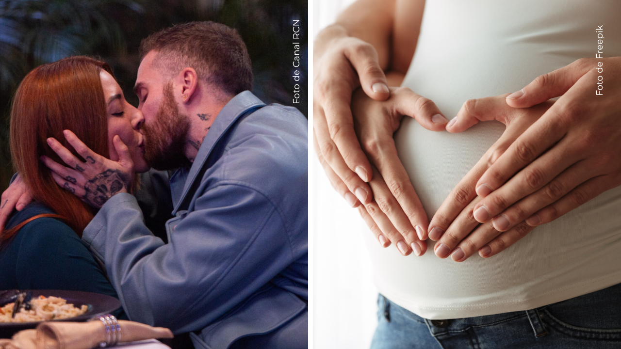 Norma Nivia y Mateo Varela en La casa de los famosos Colombia 2025.