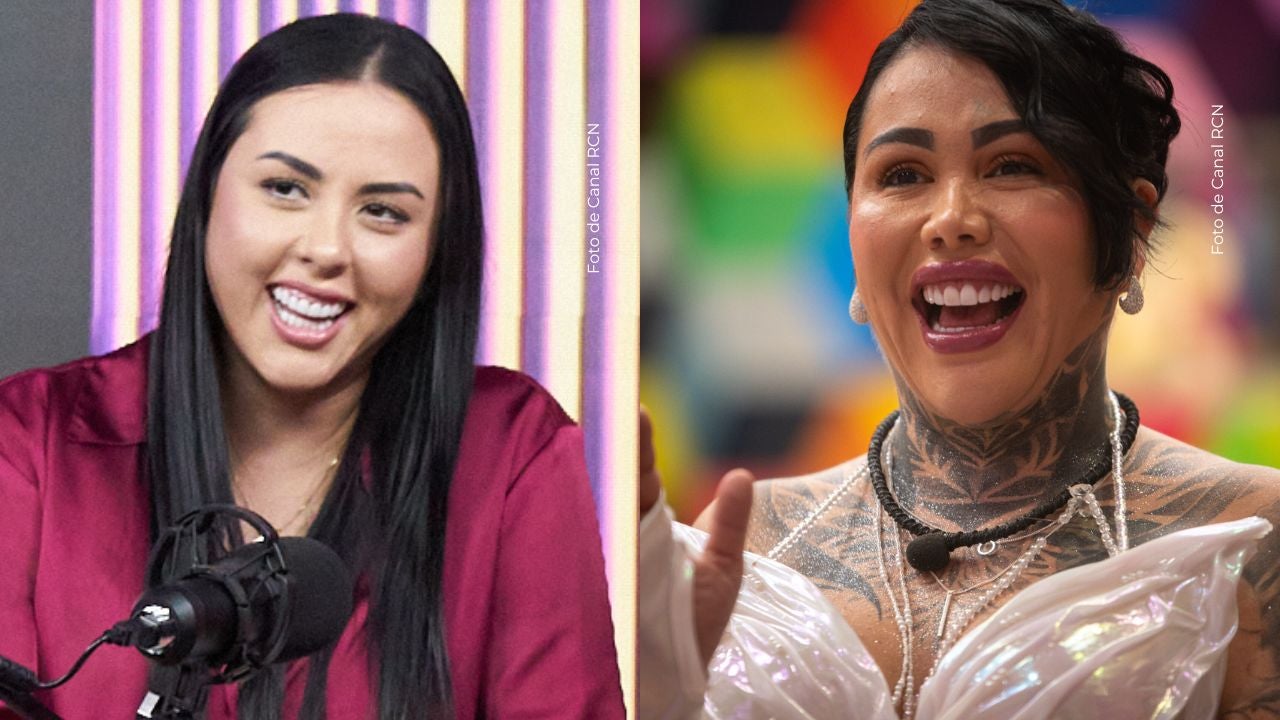 Yina y Juliana Calderón causan risas.