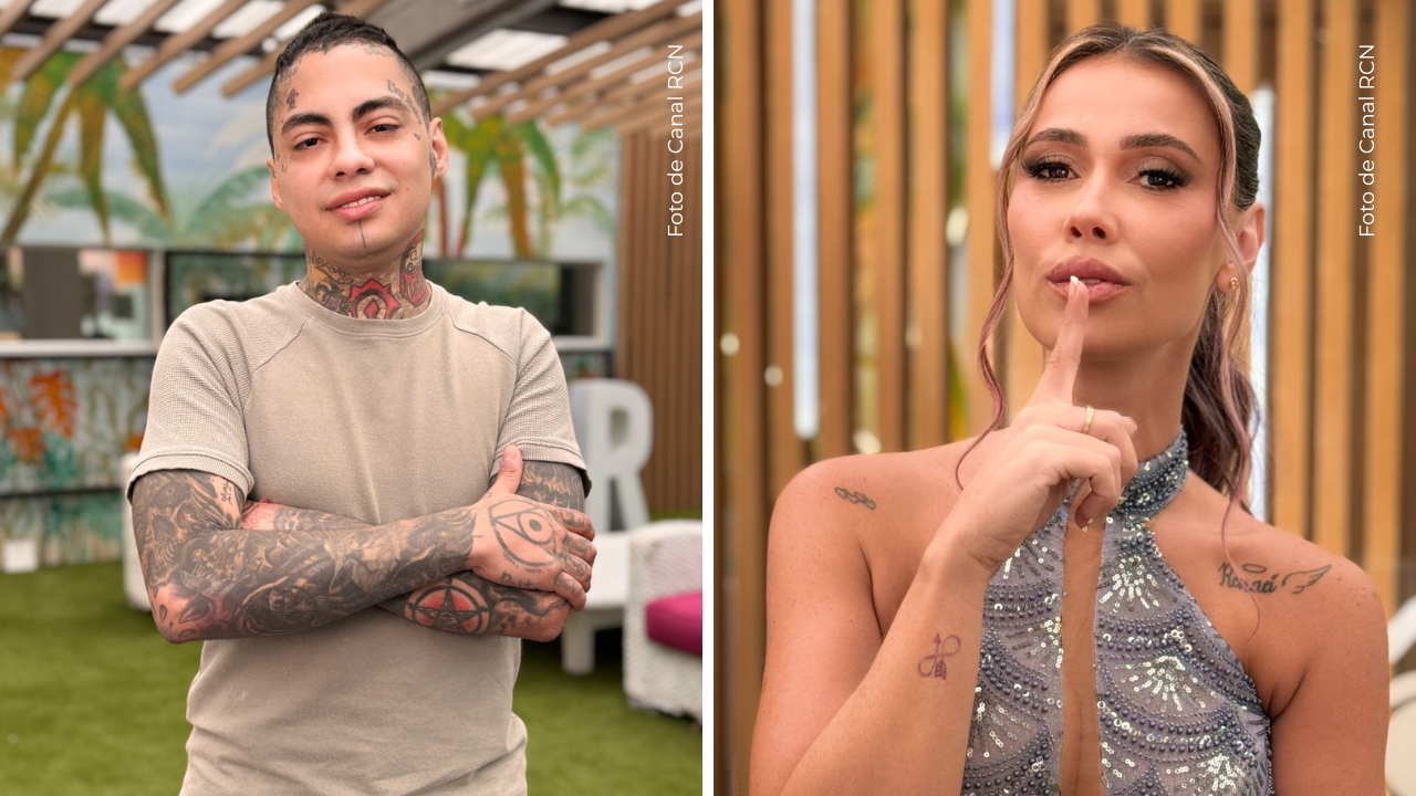 Nicolás Arrieta y Manuela Gómez posando a la cámara.