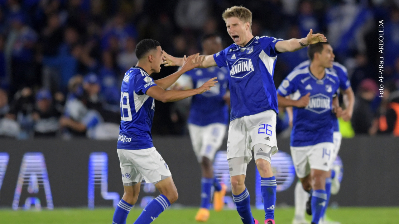 Andrés Llinás celebró su boda acompañado de cánticos e himnos de Millonarios.