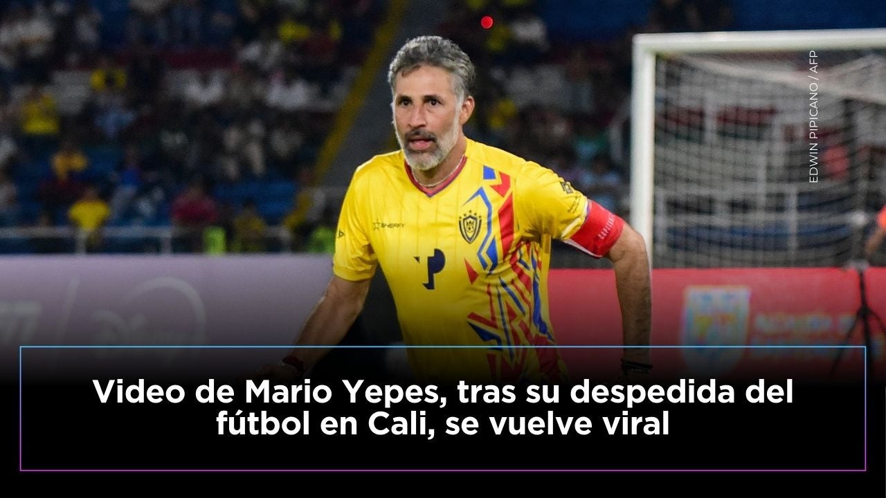 Mario Yepes celebrando su despedida del fútbol en Cali