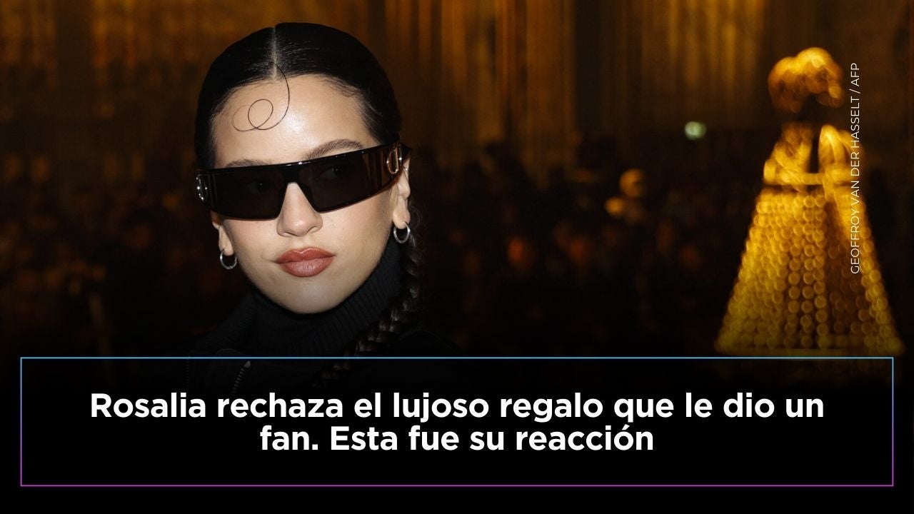 Rosalía rechazó un lujoso regalo que un fan quería darle.