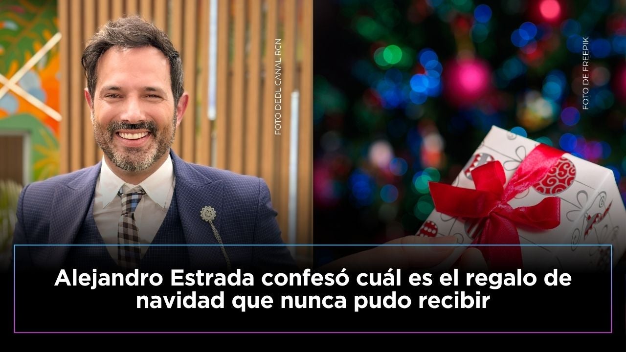 Alejandro Estrada confesó cuál es el regalo de navidad que ha deseado durante años