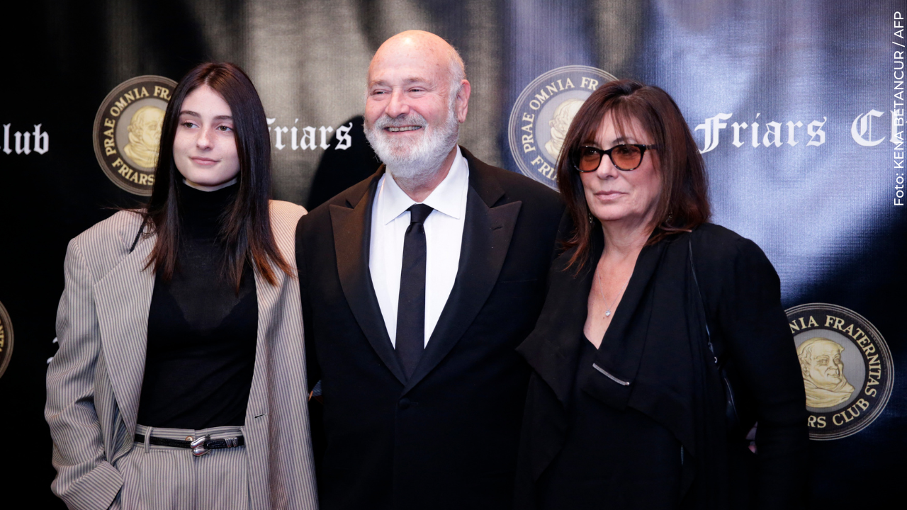 Rob Reiner junto a su esposa e hija