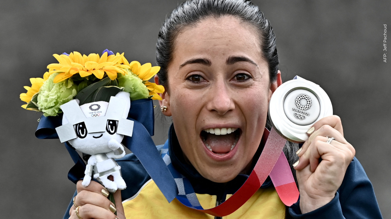 Así celebró Mariana Pajón la primera navidad de su bebé recién nacido y su esposo: ¿cómo fue?