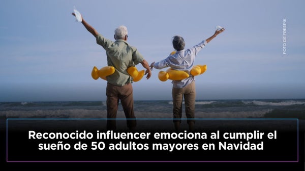 Reconocido influencer colombiano llevó al mar a 50 abuelitos, y así reaccionaron