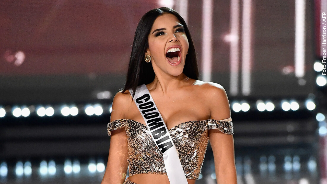 Laura Barjum en el Miss Universo