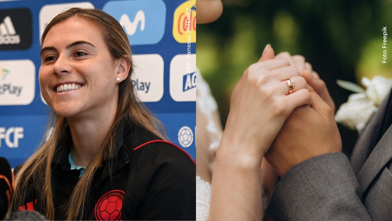 Catalina Pérez se casó antes de Navidad