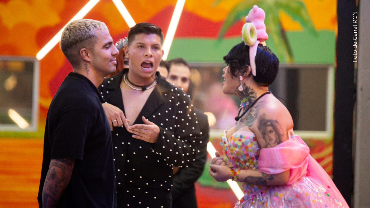 Altafulla y Yina Calderón en La casa de los famosos Colombia 2025.