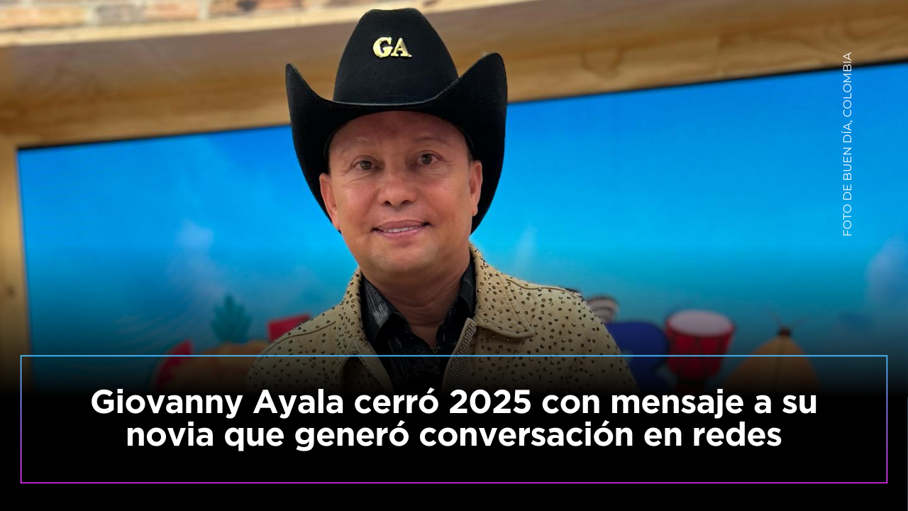 Giovanny Ayala sorprendió con emotivo mensaje a su pareja