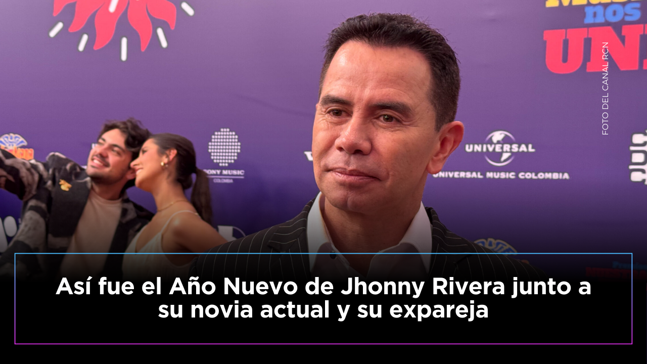Jhonny Rivera sorprendió al celebrar el Año Nuevo acompañado de su novia actual y su expareja