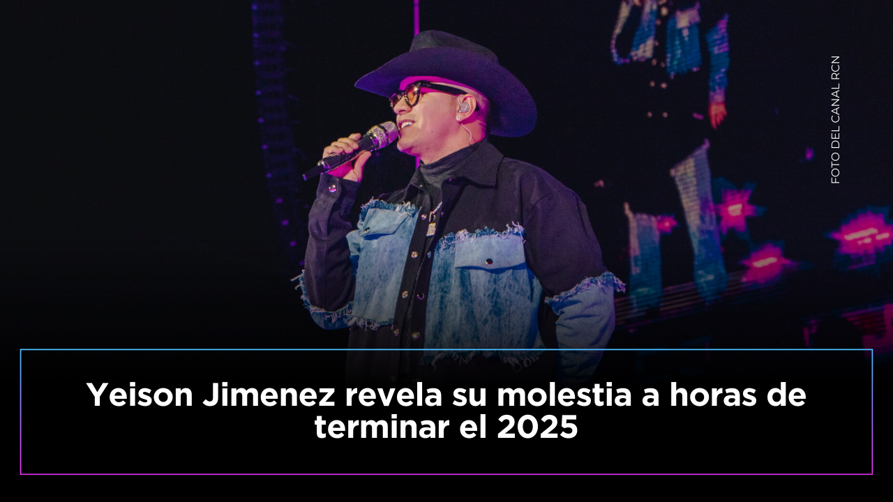 Yeison Jiménez terminó el 2025 molesto