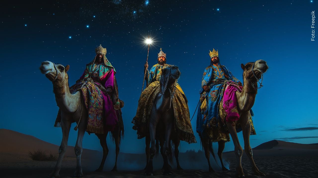 Imagen de los tres Reyes Magos