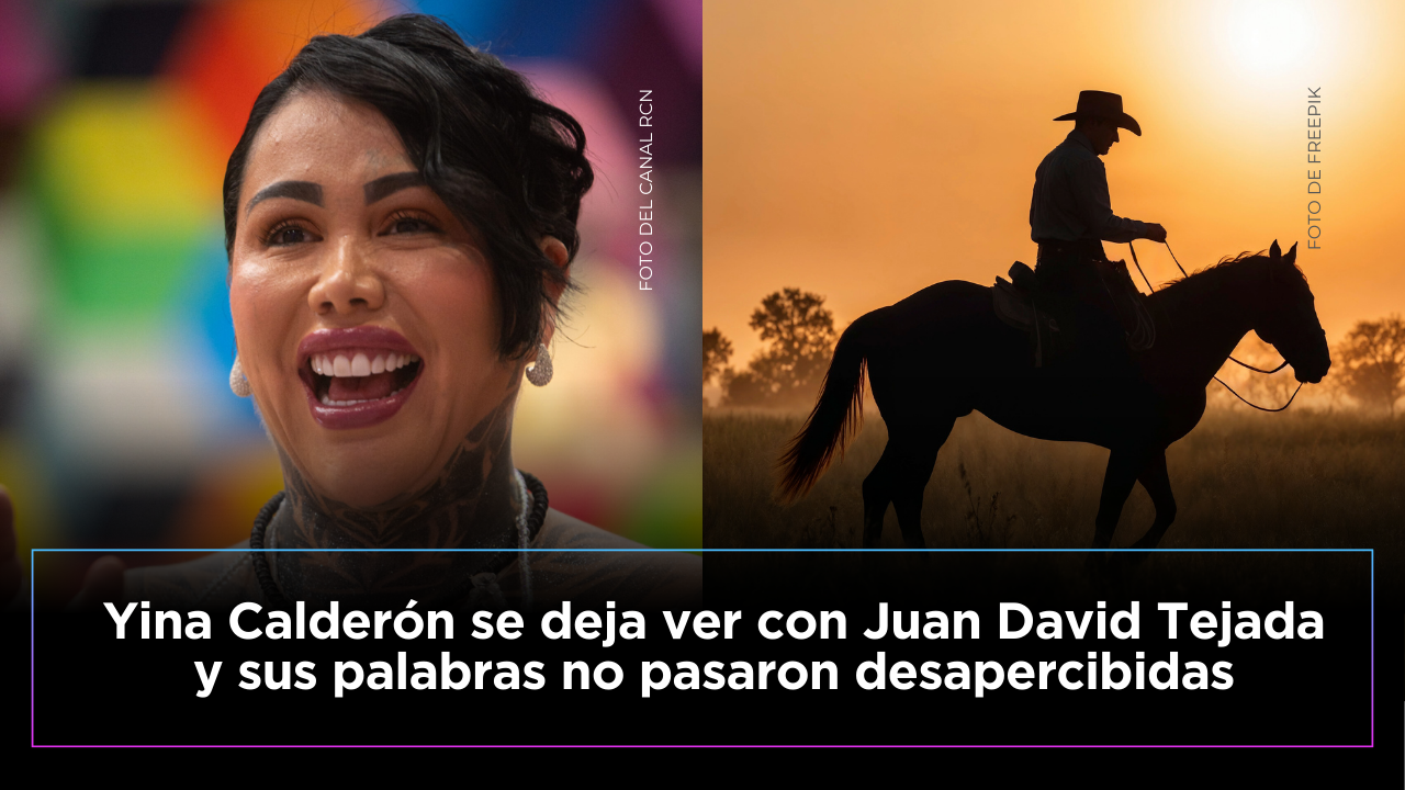 Yina Calderón se muestra junto a Juan David Tejada