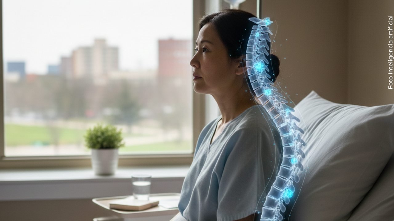 Catalina Fernández Gómez padece cáncer metastásico en la columna vertebral.