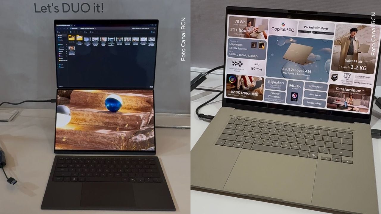 Portátiles ultralivianos y de doble pantalla marcarán tendencia.