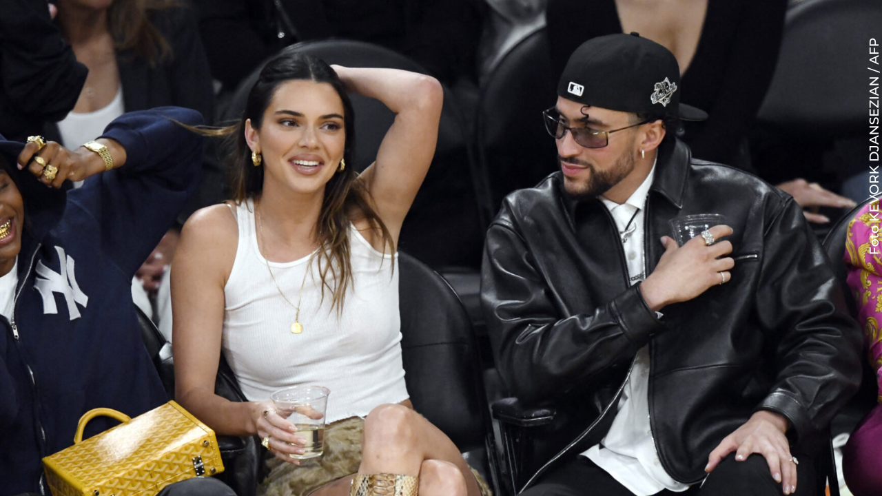 La última relación sentimental conocida de Kendall Jenner fue con Bad Bunny