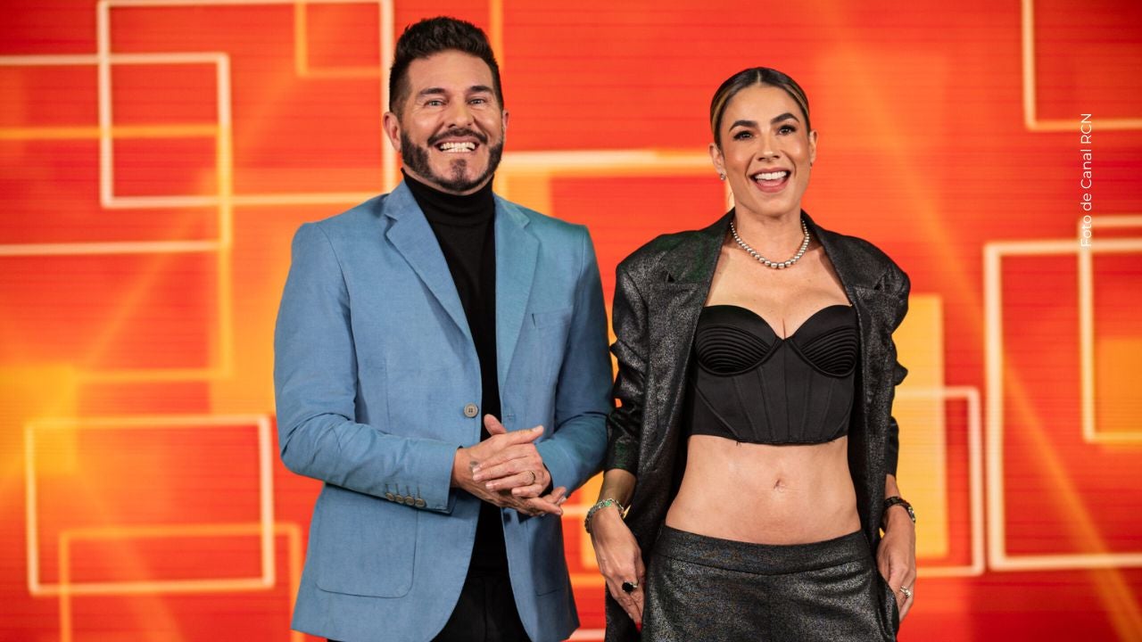 Marcelo Cezán y Carla estuvieron en Buen Día Colombia. 