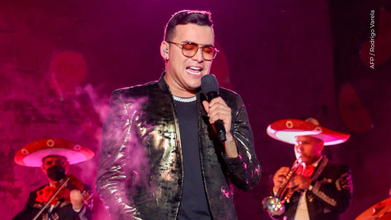 Yeison Jiménez durante presentación en Miami.