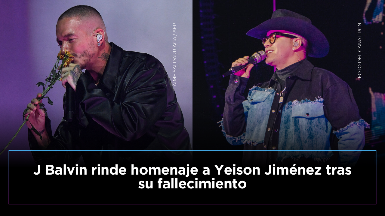 J Balvin sorprendió al rendir homenaje a Yeison Jiménez