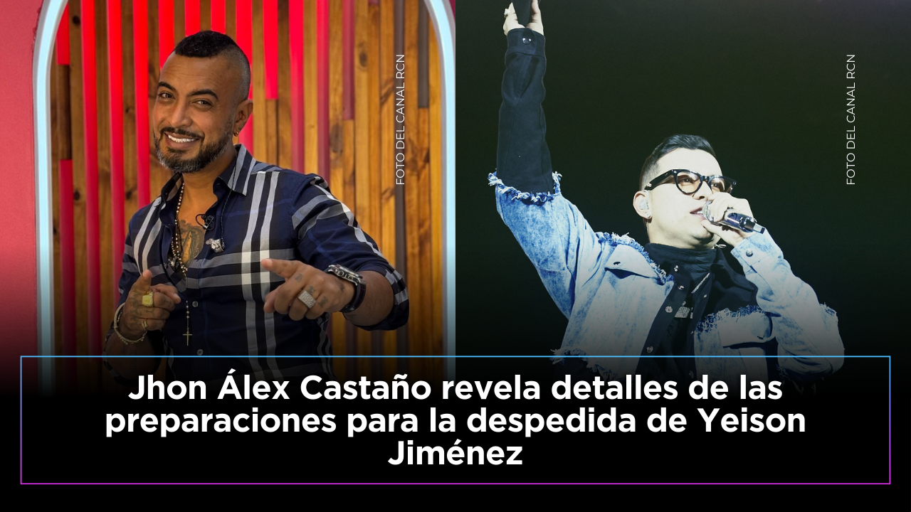 Jhon Alex Castaño y amigos de Yeison Jiménez le dan su despedida