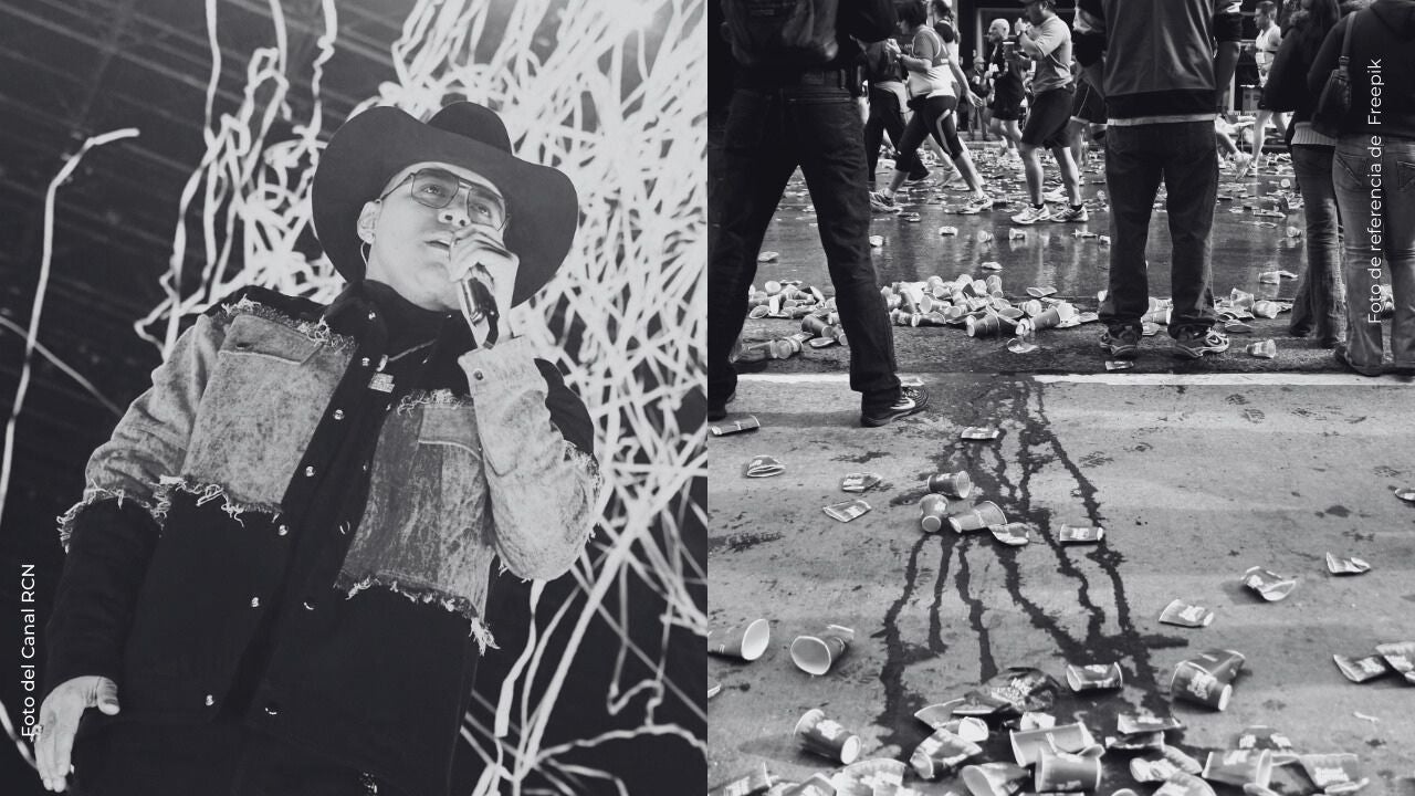 Homenaje a Yeison Jiménez en Bogotá se salió de control y terminó en disturbios