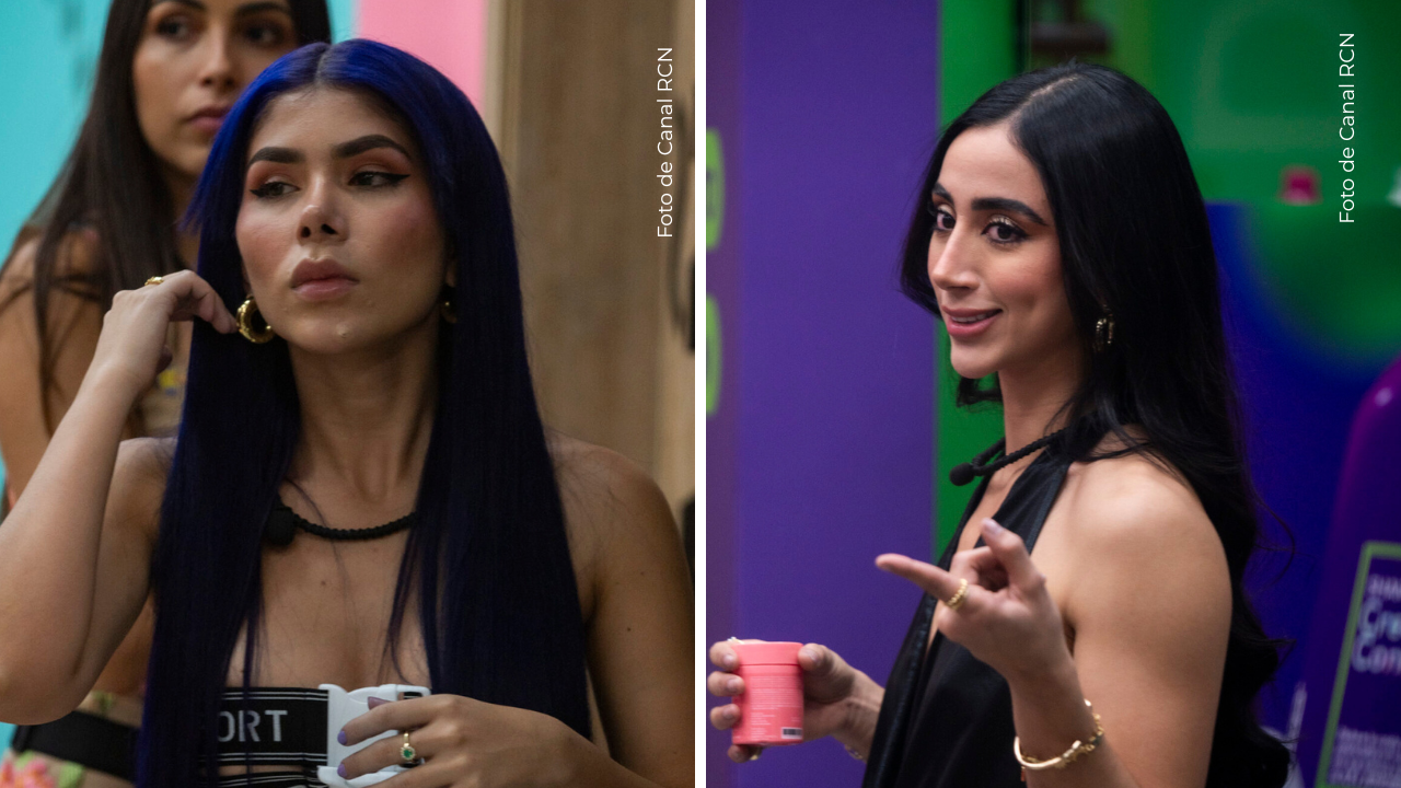 Alexa Torrex y Beba en La casa de los famosos Colombia 2026.