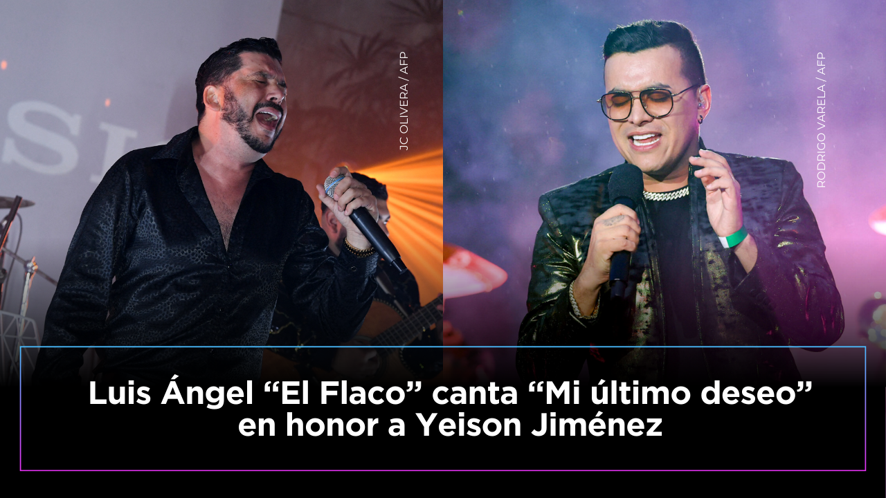 Luis Ángel “El Flaco” se mostró conmovido al cantarle a Yeison Jiménez