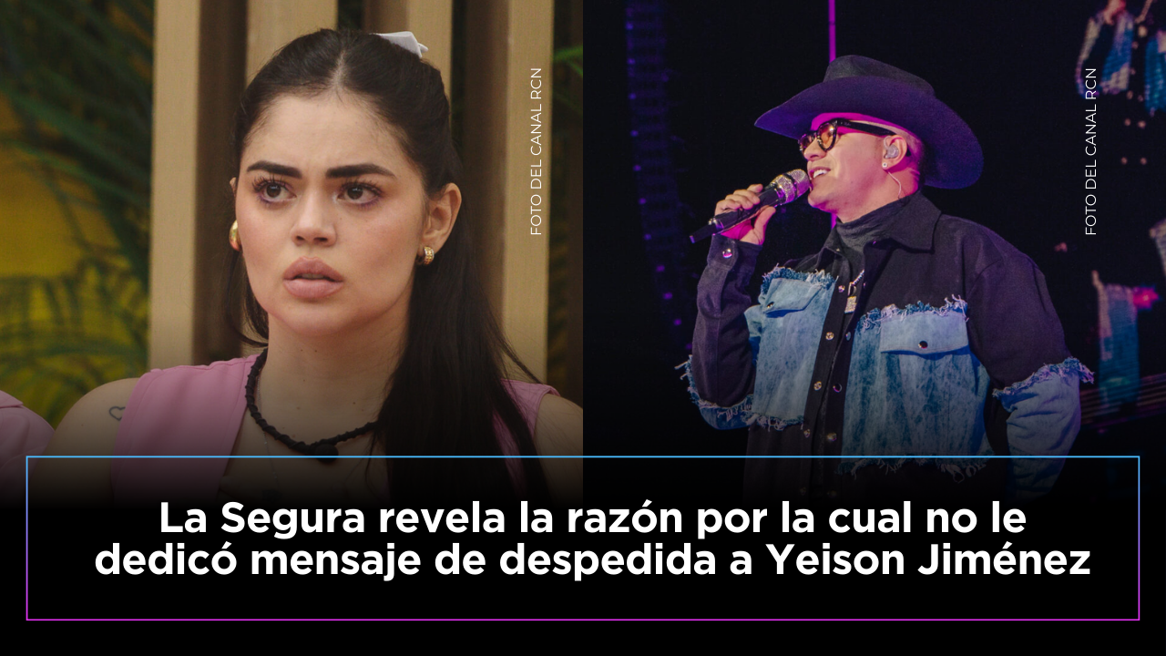 La Segura habló del mensaje que le dedicó a Yeison Jiménez