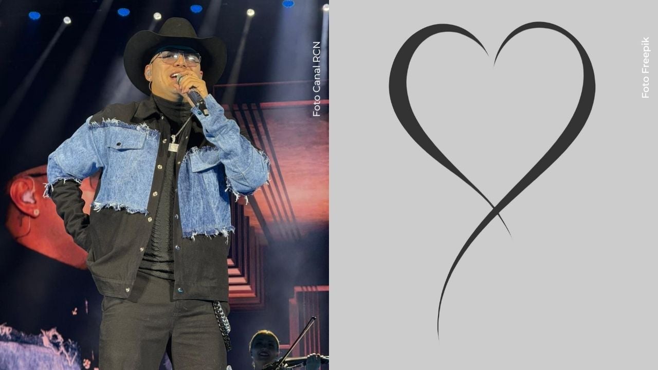 Yeison Jiménez y su símbolo del corazón