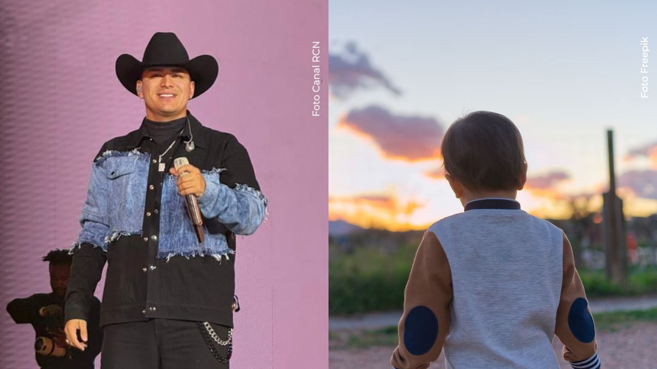 Foto del hijo de Yeison Jiménez tras una semana de su muerte