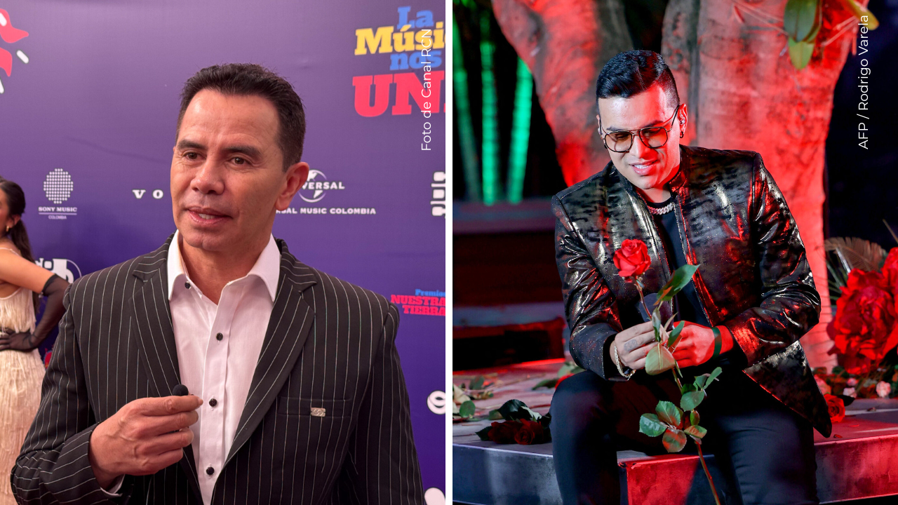 Yeison Jiménez en los Premios Juventud - Jhonny Rivera en los Premios Nuestra Tierra.