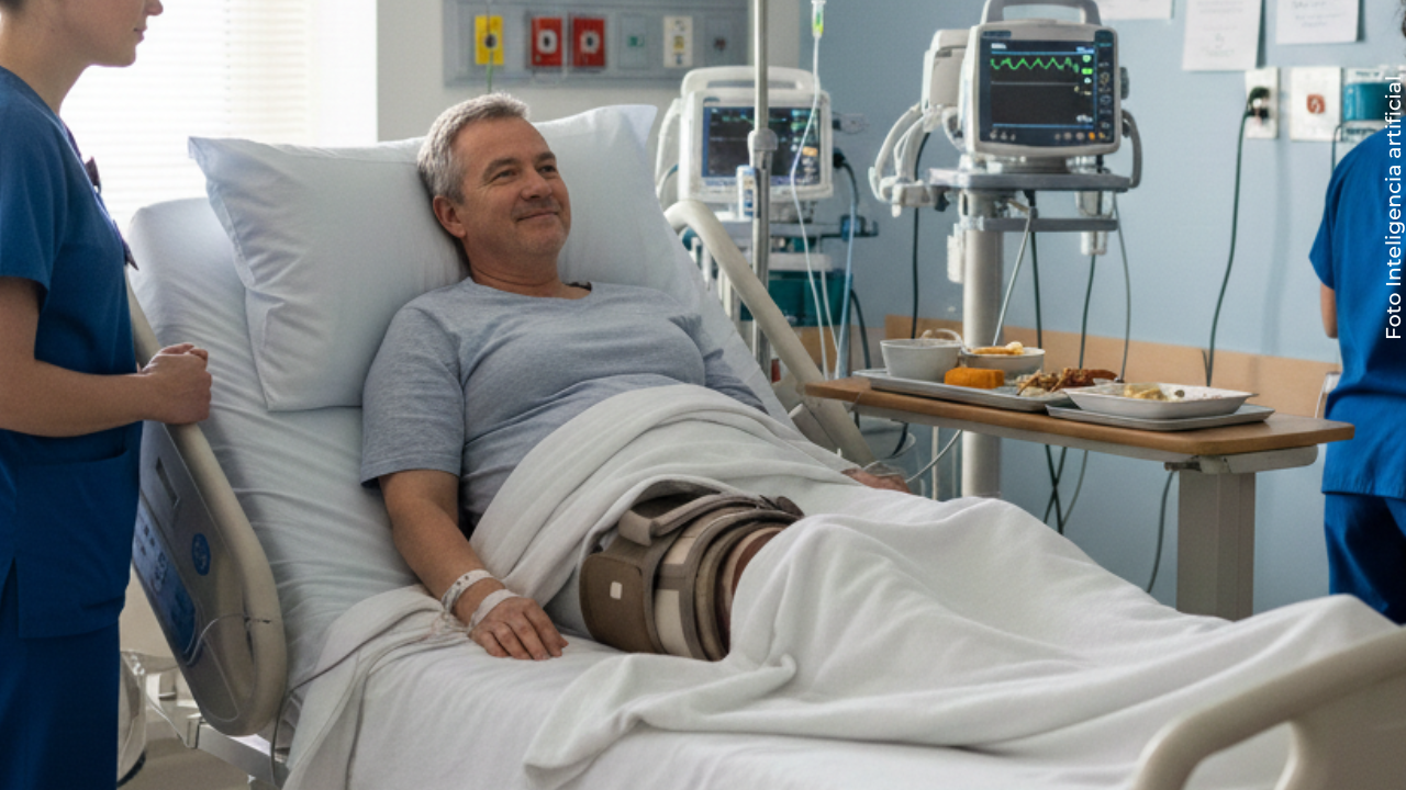 Reconocido periodista sufre un accidente que lo deja hospitalizado