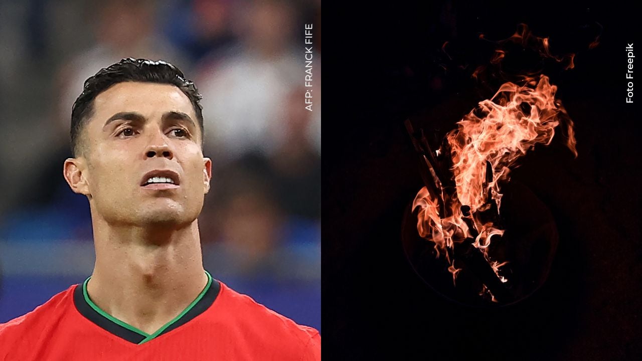 Queman estatua de Cristiano Ronaldo