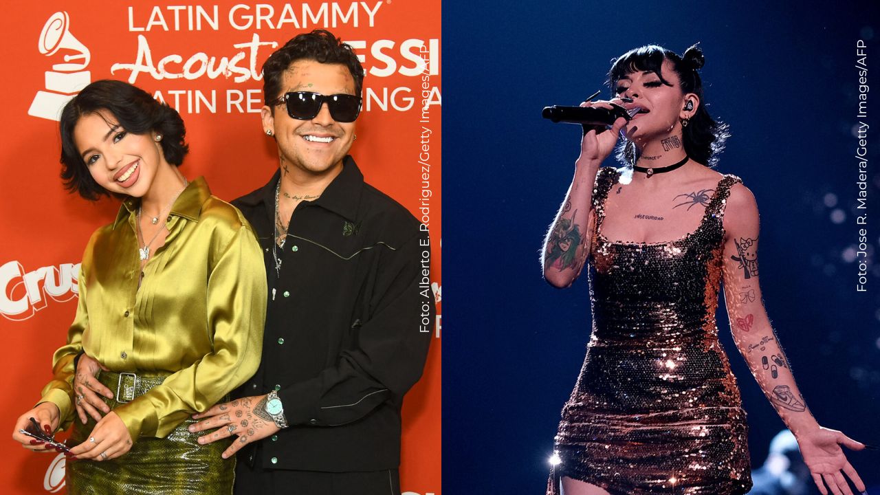 Christian Nodal les habría regalado el mismo anillo a Cazzu y Ángela Aguilar