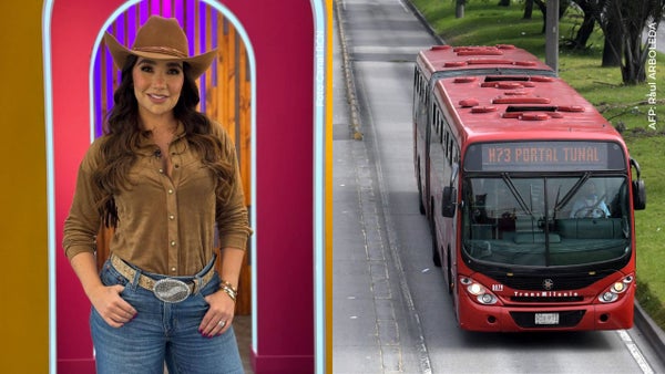 ¿Paola Jara fue captada esperando TransMilenio con Emilia? Foto se hace viral