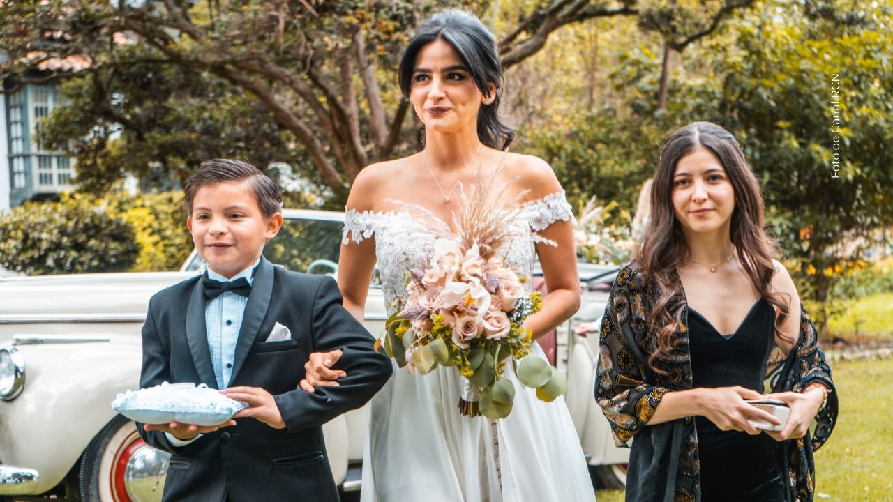 María Manuela Gómez actuando. 