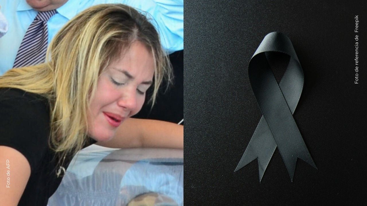 Viuda de Martín Elías vuelve a vestir de luto tras la muerte de un ser querido