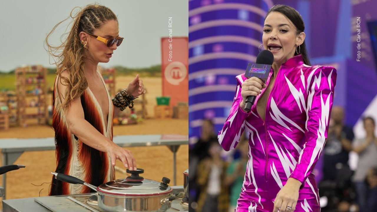 Claudia Bahamón y Maleja Restrepo se encuentran. 