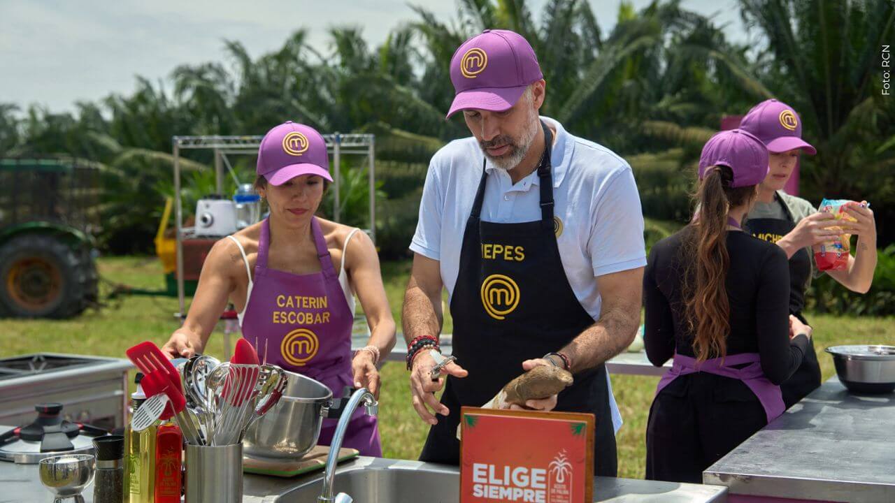 Caterin Escobar quedó flechada con Yepes en MasterChef Celebrity.
