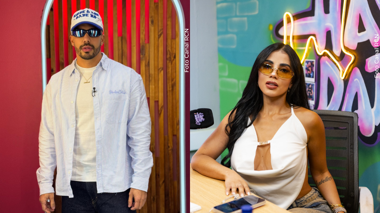 La reacción de Altafulla al ver a Karina García en el partido Nacional vs. Inter Miami