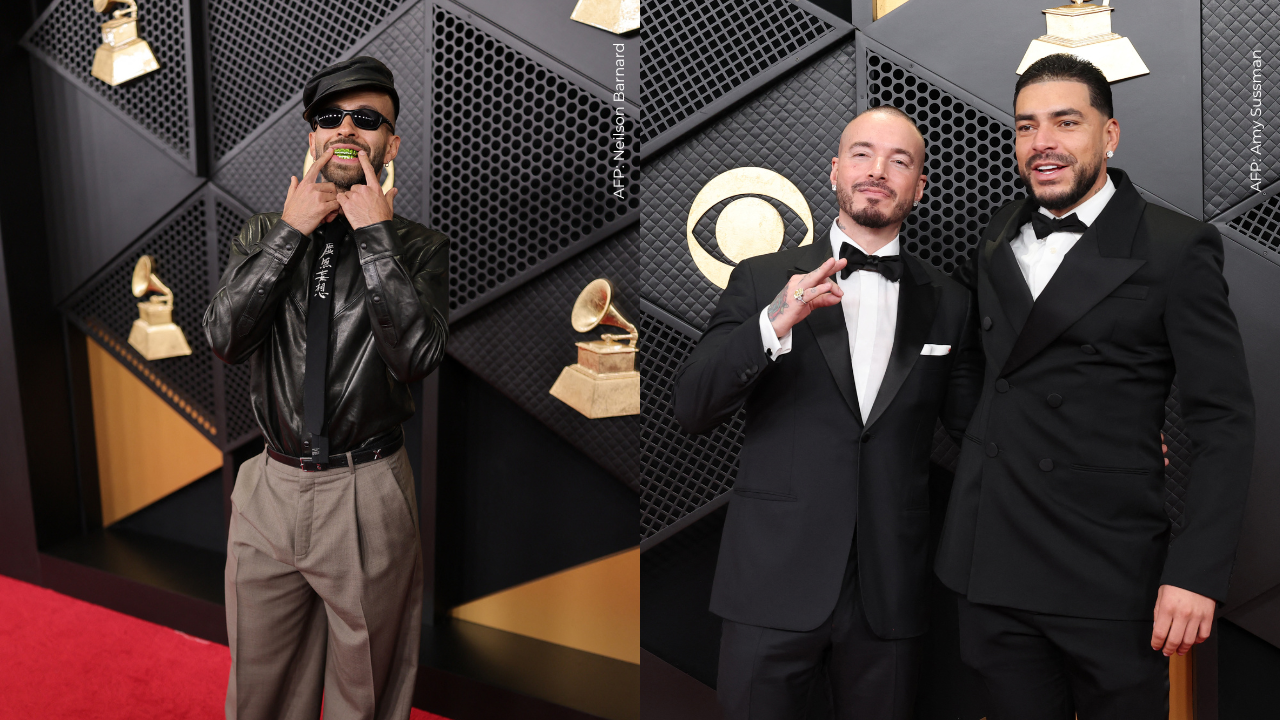 Así fue el reencuentro de Feid con J Balvin y Ryan Castro en los Grammy 2026: ¿sin Karol G?