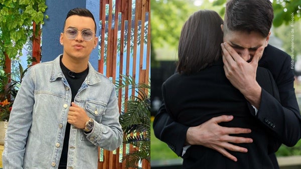 Video muestra a la esposa de Yeison Jiménez siendo consolada por otro artista en su homenaje