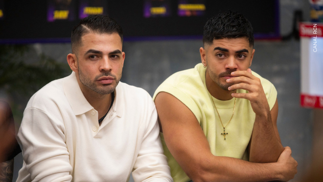 Jay Torres y Juan Palau en La casa de los famosos Colombia