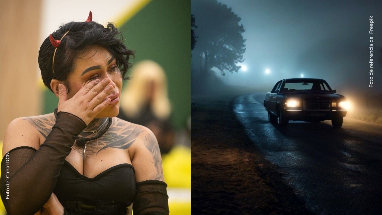 Carro de Yina Calderón queda varado en plena vía de Bogotá.