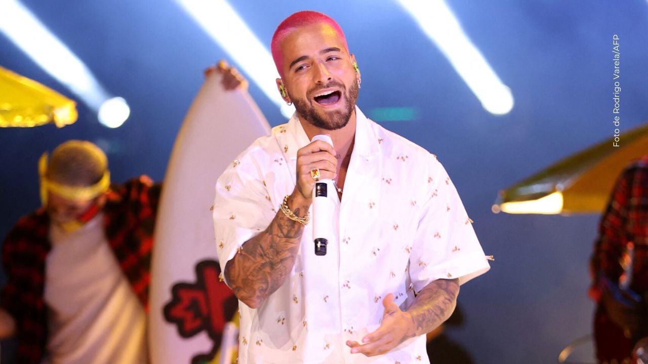 Maluma mostró la conexión de su hija París. 